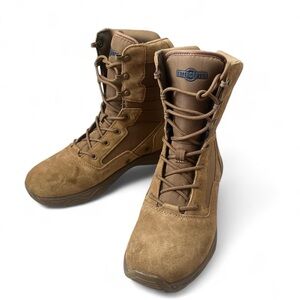 Interceptor tan and brown boots